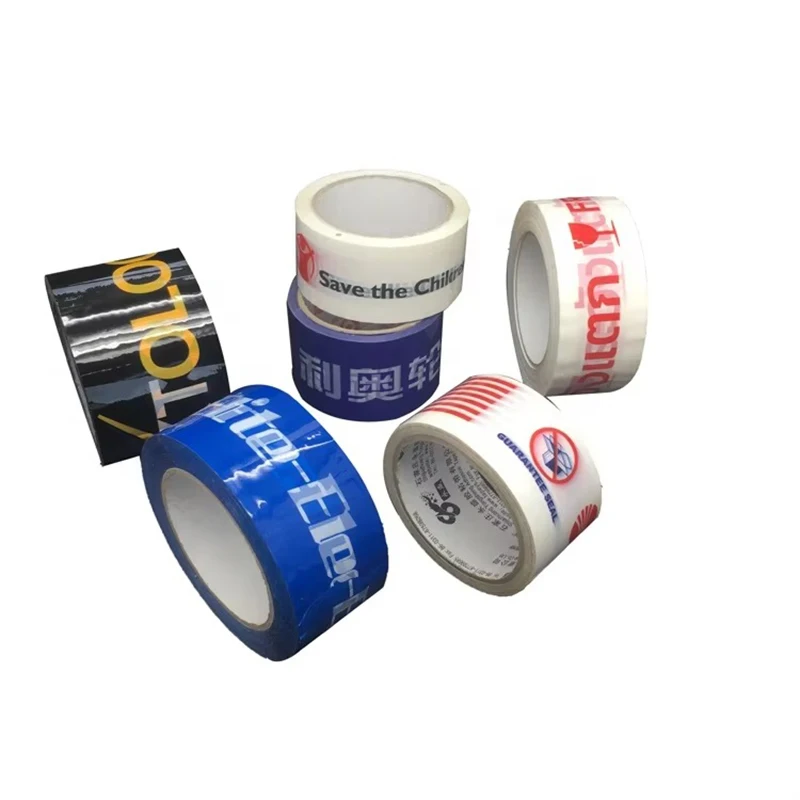 Customization Free Design Custom Printed BOPP Packing Tape with your brand logo small MOQ Strong and Super Sticky Package Tape