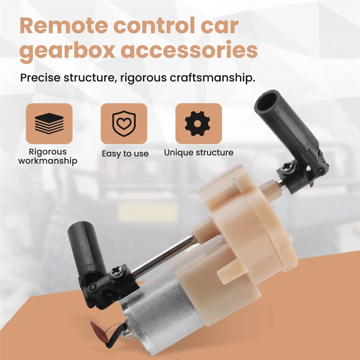 BAAA-180 モーターギアボックス WPL C14 C24 C24-1 B14 B24 B16 B36 MN D90 MN99S MN45 RC カーアップグレードパーツアクセサリー