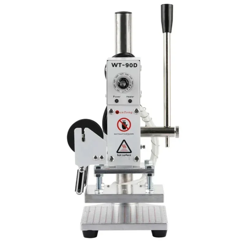 

Машина для горячего тиснения фольгой, бронзирующая машина, ручной принтер для тиснения с позиционирующим держателем слайдера для бумаг из ПВХ, искусственной кожи