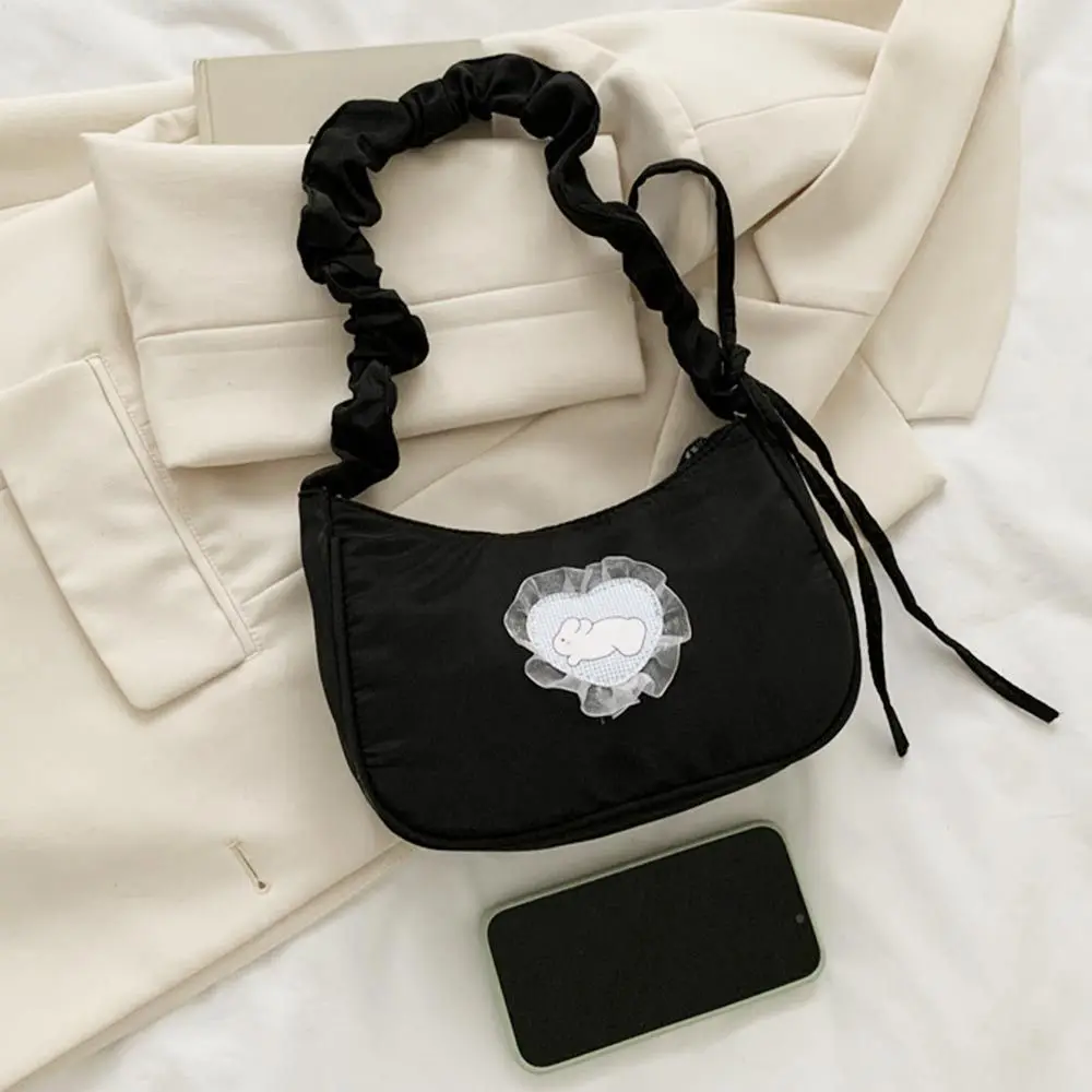 Fashion Women Shoulder Bags Nylon Sling Bag Female Cute Lace Crossbody Clutch Handbags Messenger Handbags