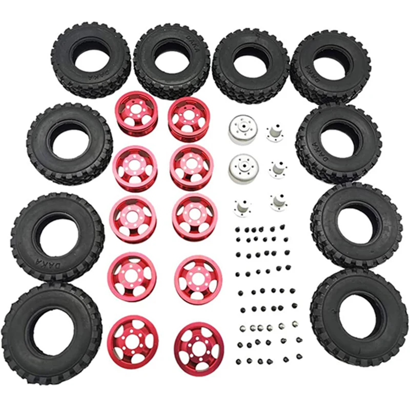 

Highly Recommended Double Tire Metal Wheel For WPL B16 B36 Q60 Q63 Q64 6WD 6X6 RC Truck Upgrade Parts