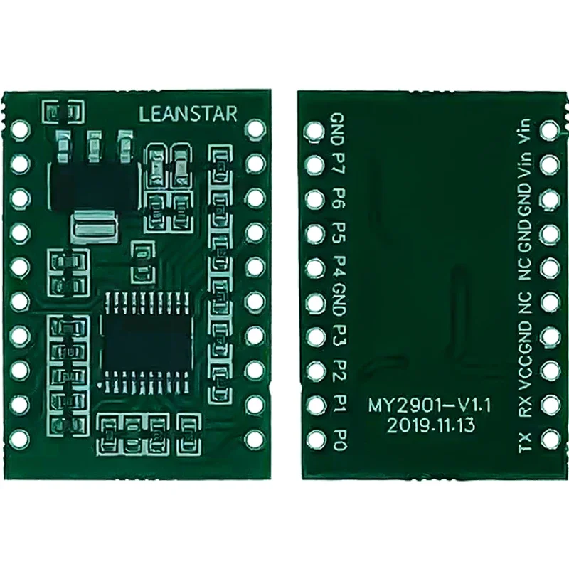 Flexible Thin Film Pressure Sensor MY2901 Digital Conversion Module Multi-channel AD Value Acquisition Serial Port