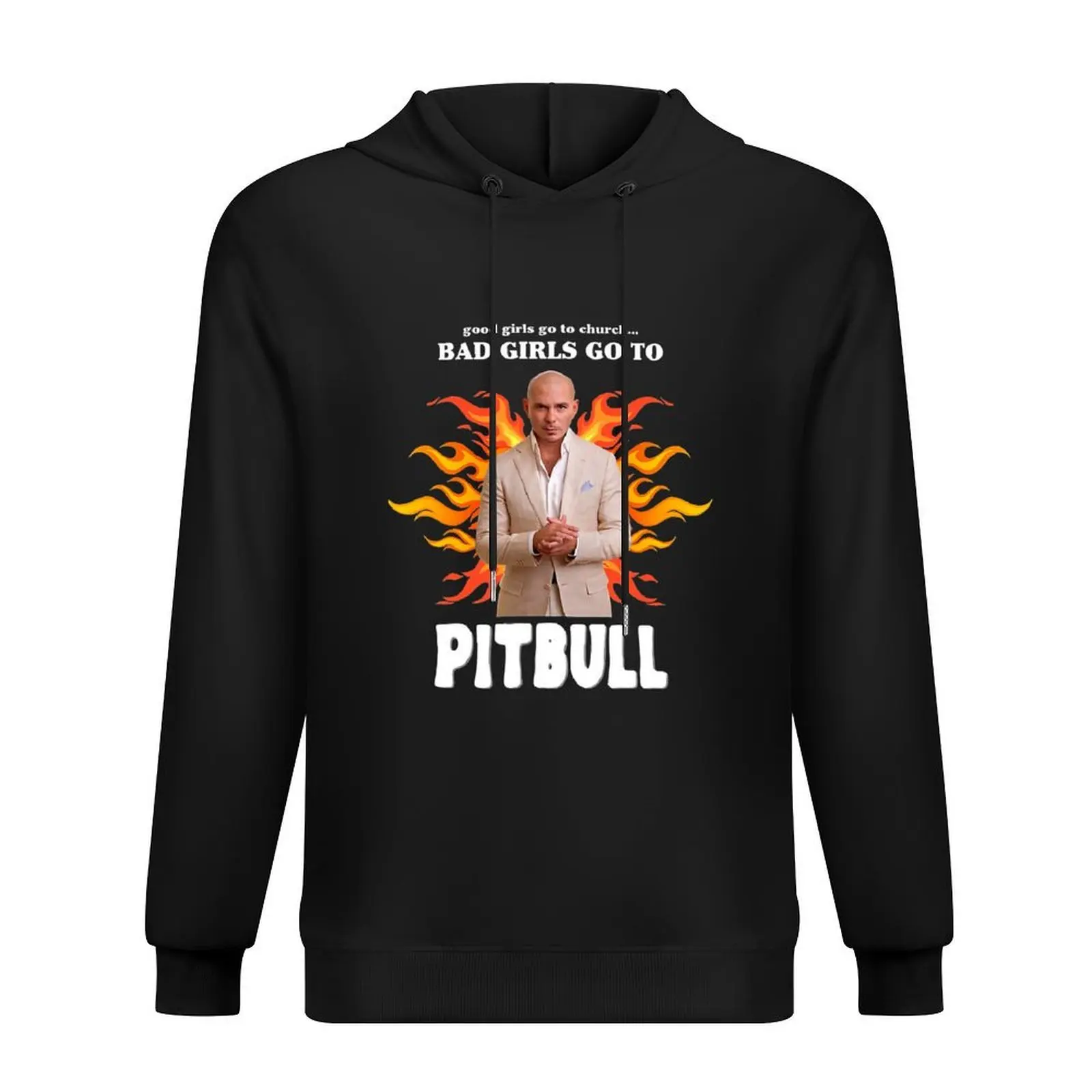 

Good Girls Go To Church Bad Girls Go To Pitbull Hoodie clothes for men autumn anime clothing graphic hoodies