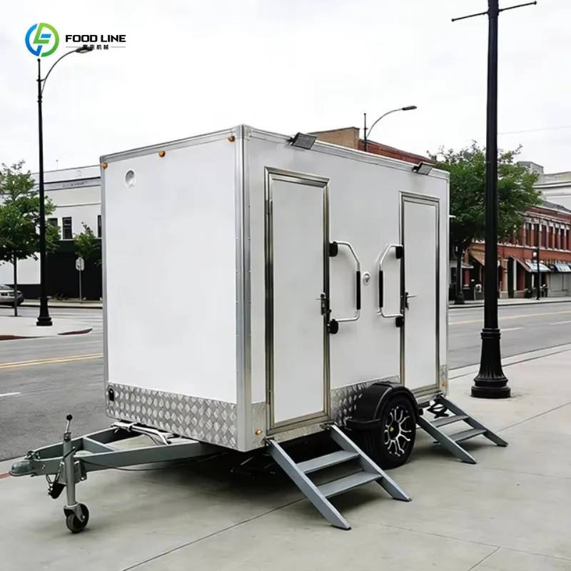 Customized Prefabricated Outdoor Mobile Toilet Portable Toilet Trailer Used Portable Toilet for Sale