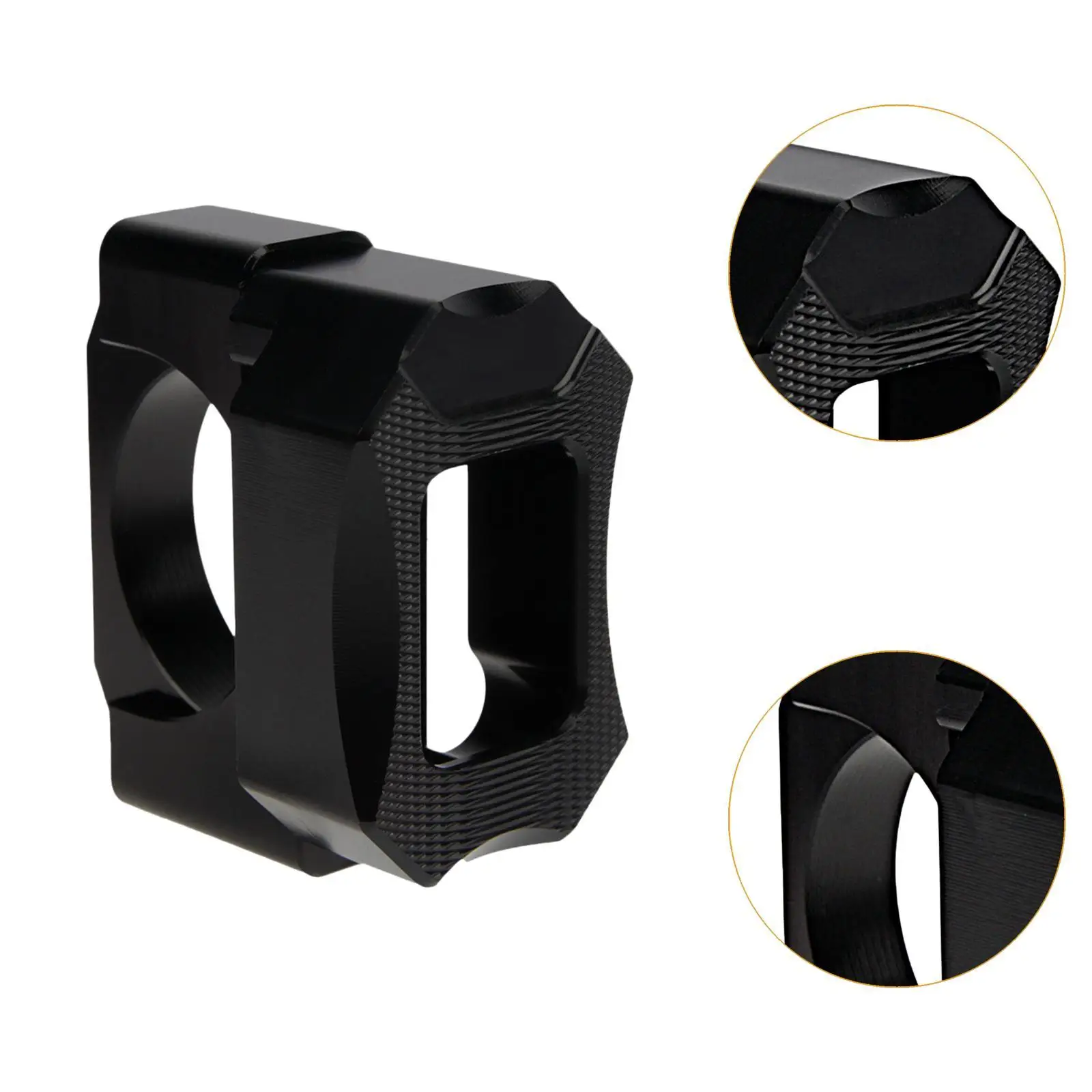 

Motorcycle Gear Indicator Holder High Performance Simple Installation Spare Part Aluminum Alloy Speed Gear Display Bracket Black