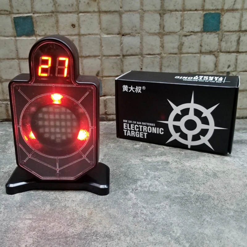 Laser Induction Target New Electric Scoring Practice Target With Sound Indoor Entertainment Toy Military Fan Laser Training