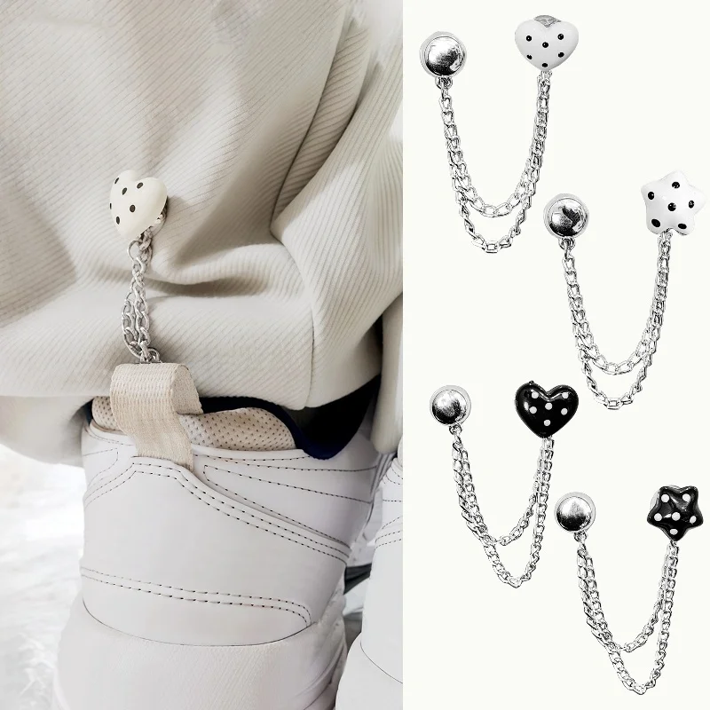 Fashion Chain Brooch Buckle Magnetic Clothing Clips Nail Free Clothes Scarf Trouser Legs Cuff Buckle Buttons Sewing Supply