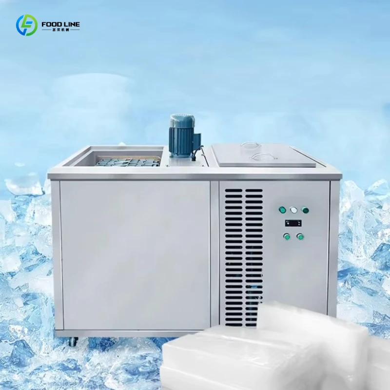 2026 New Commercial Ice Machine 300kg Fully Automatic Square Cube for Restaurant Customized