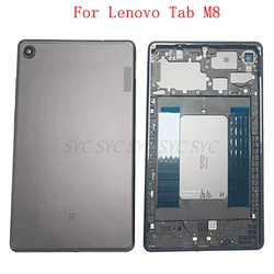 Battery Cover Rear Door Case Housing For Lenovo Tab M8 Back Cover with Logo Repair Parts