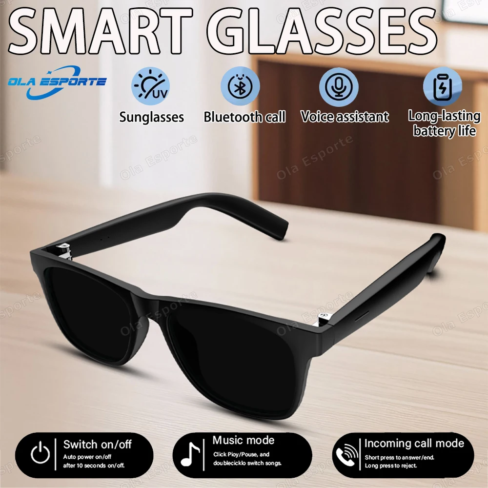 

2026 For Android Smart Glasses Bluetooth Call Sunglasses Multi-functional Anti-Blue Light Sunglasses Wireless Headset Men Women