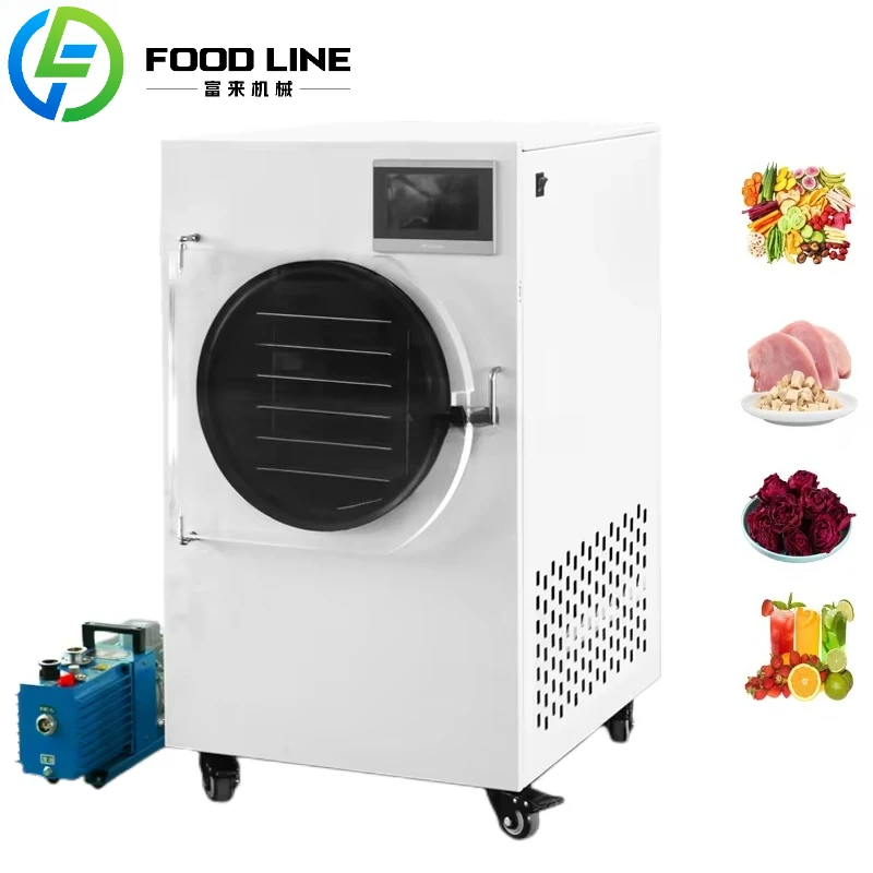 

Mini Small Large Home Household Lab Vacuum Lyophilization Freeze Drying for Food Vegetable Fruit Dryer Machine Equipment