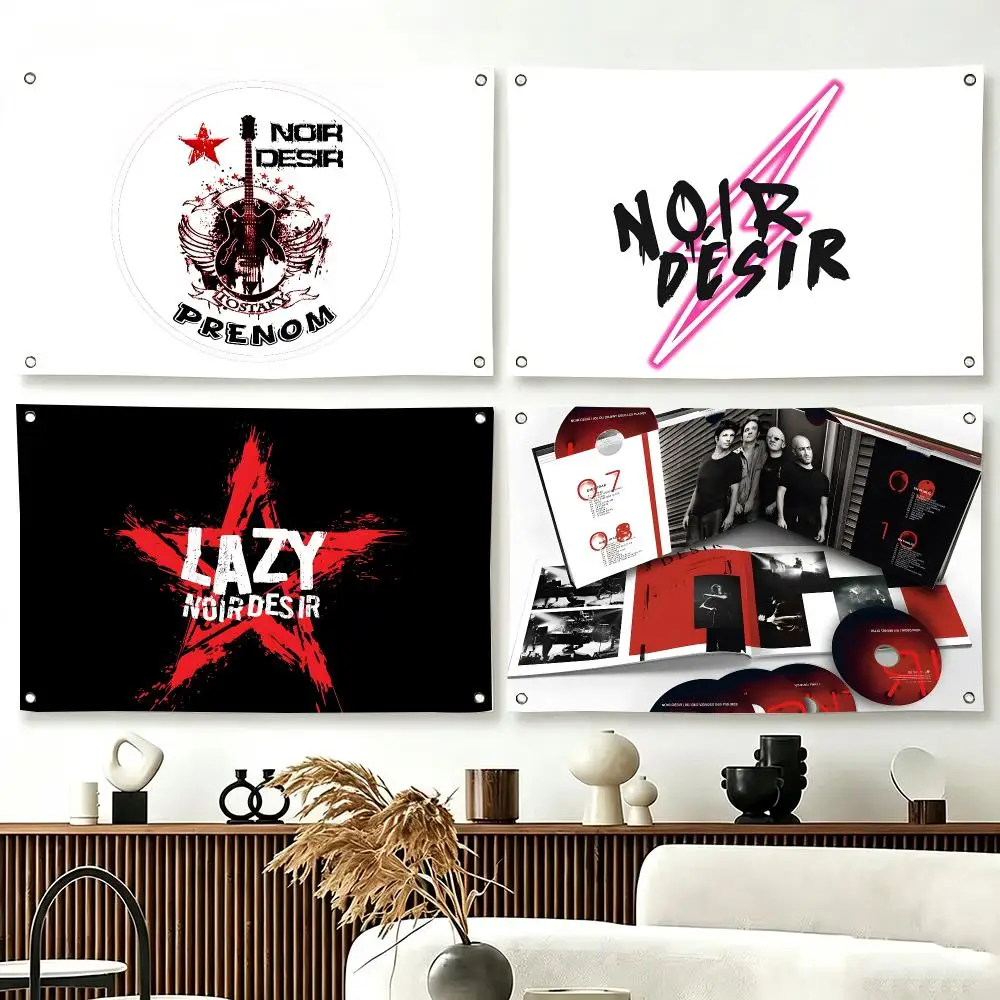 Alternative Rock Band N-Noir Desir Flags  For Living Room Home Dorm Decor Wall Outdoor Camping Party Banner Gifts