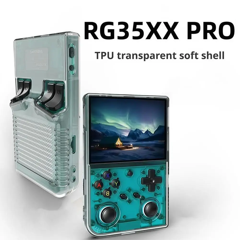 Für Anbernic für Rg35xx Pro Tragetasche/Displayschutzfolie/Schutzhülle für Handheld-Spielekonsolen Handzubehör