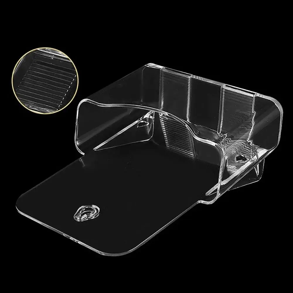 1Pcs Display Rack Card Storage Holder Desktop Basket Acrylic Photo Card Collection Organizer Photocard Stickers Transparent