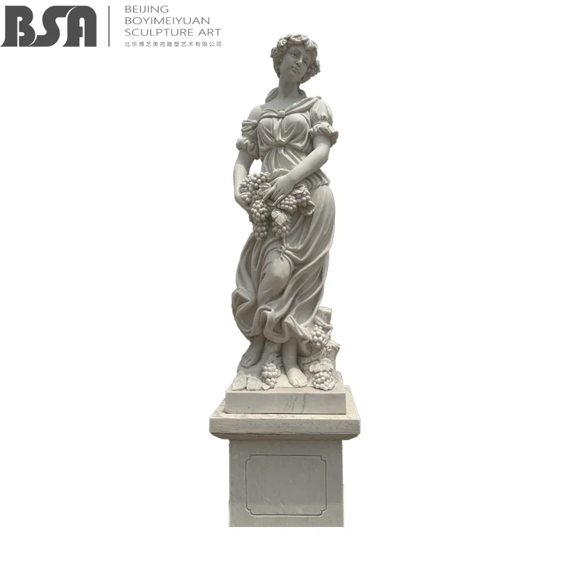 Hand Carved Ready Made Garden Statues Sculptures Outdoor of Park Garden Decor