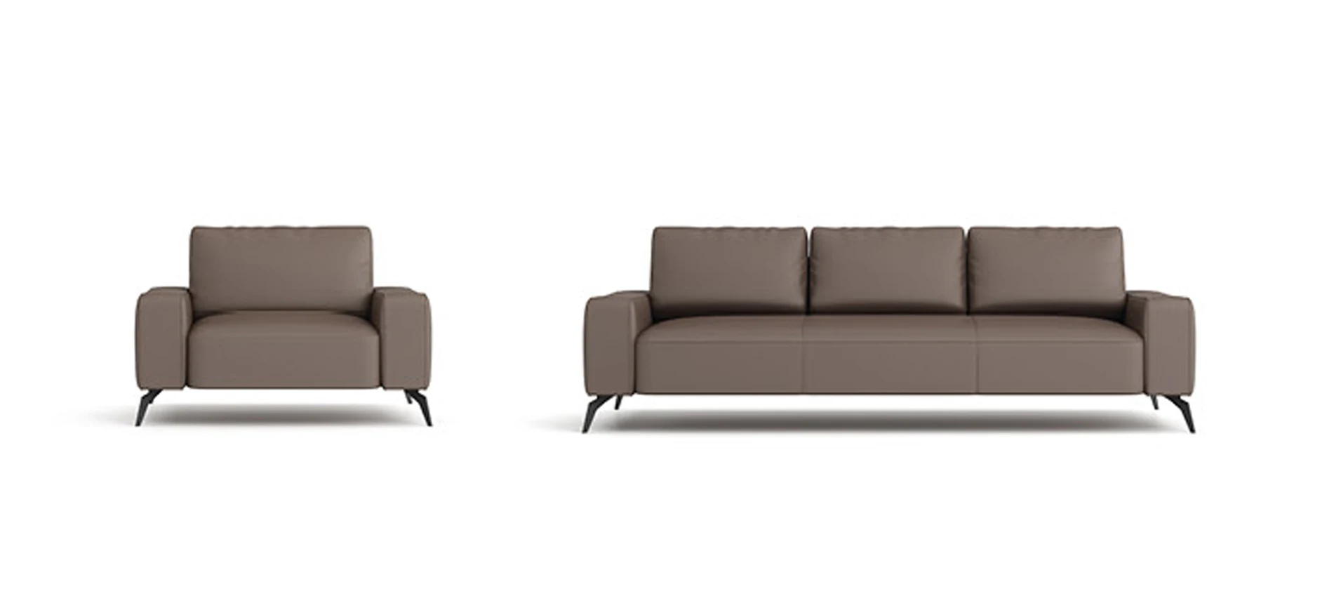 Customized Commercial Leather Sofa Modern Office Sofa Set Modern Living Room Furniture Modular Relaxing Sofa