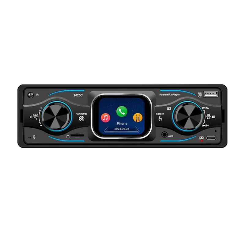 

A58X-Car MP3 Player 1Din 2.17'' Touch Screen Radio Bluetooth FM USB/SD AUX Colorful Light Function