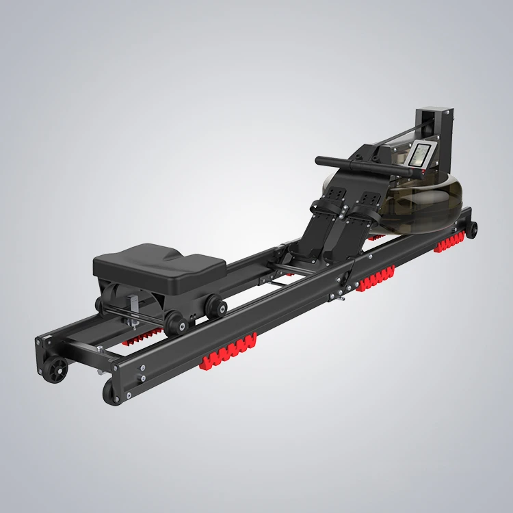 Máquina de remo Hidrónica vertical Nuevos mancuernas de agua Placa de fila Cargada Shaper Sentado Banhado Esquí y almacén de Europa Las paradas
