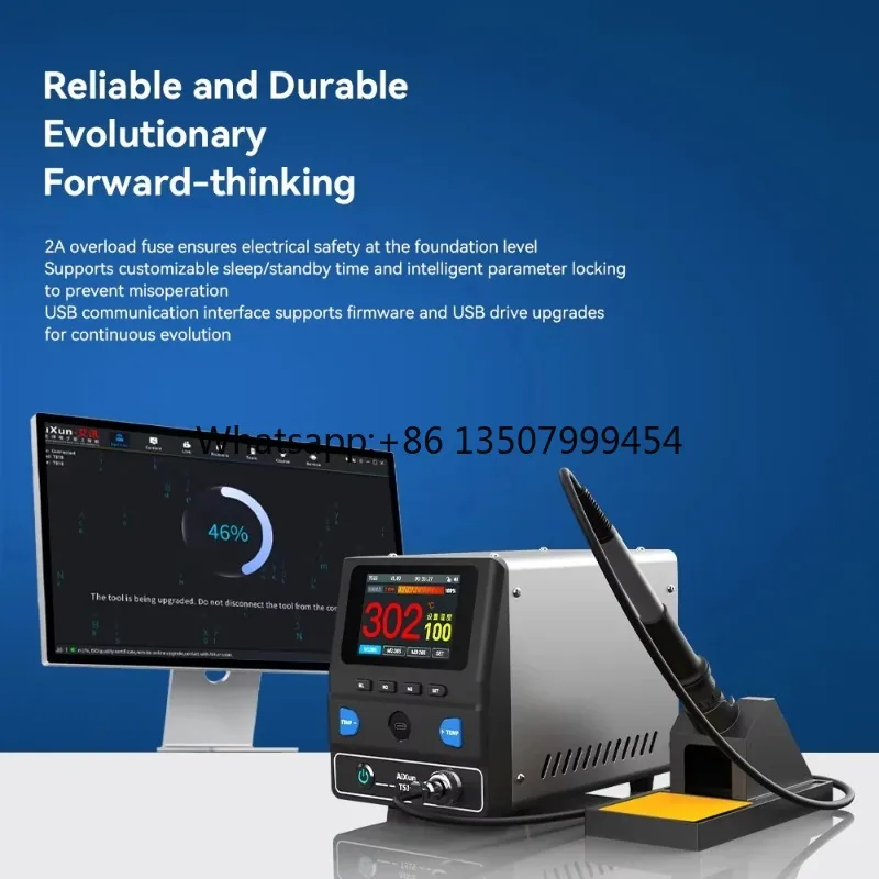 T515 Smart Soldering Station Constant Temperature Soldering Iron Industrial Grade 150W Lead-Free Adjustable Temperature
