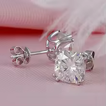 Cubic Zirconia Stud Earrings Oval CZ Crystal Classic Jewelry for Women - E967