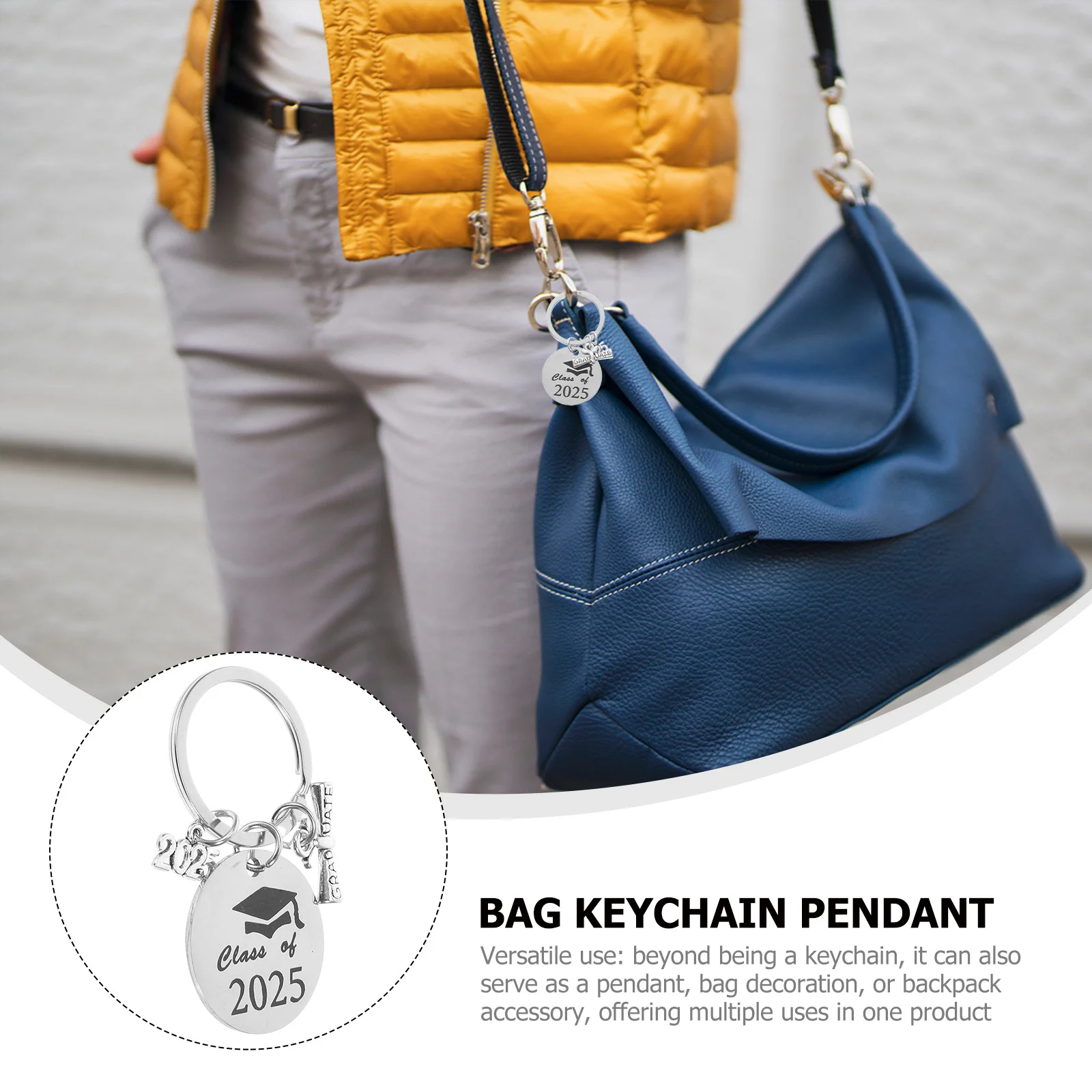 Graduation Season Keychain Bag Pendants Decor Graduastion Funny Graduate Souvenir Keychains