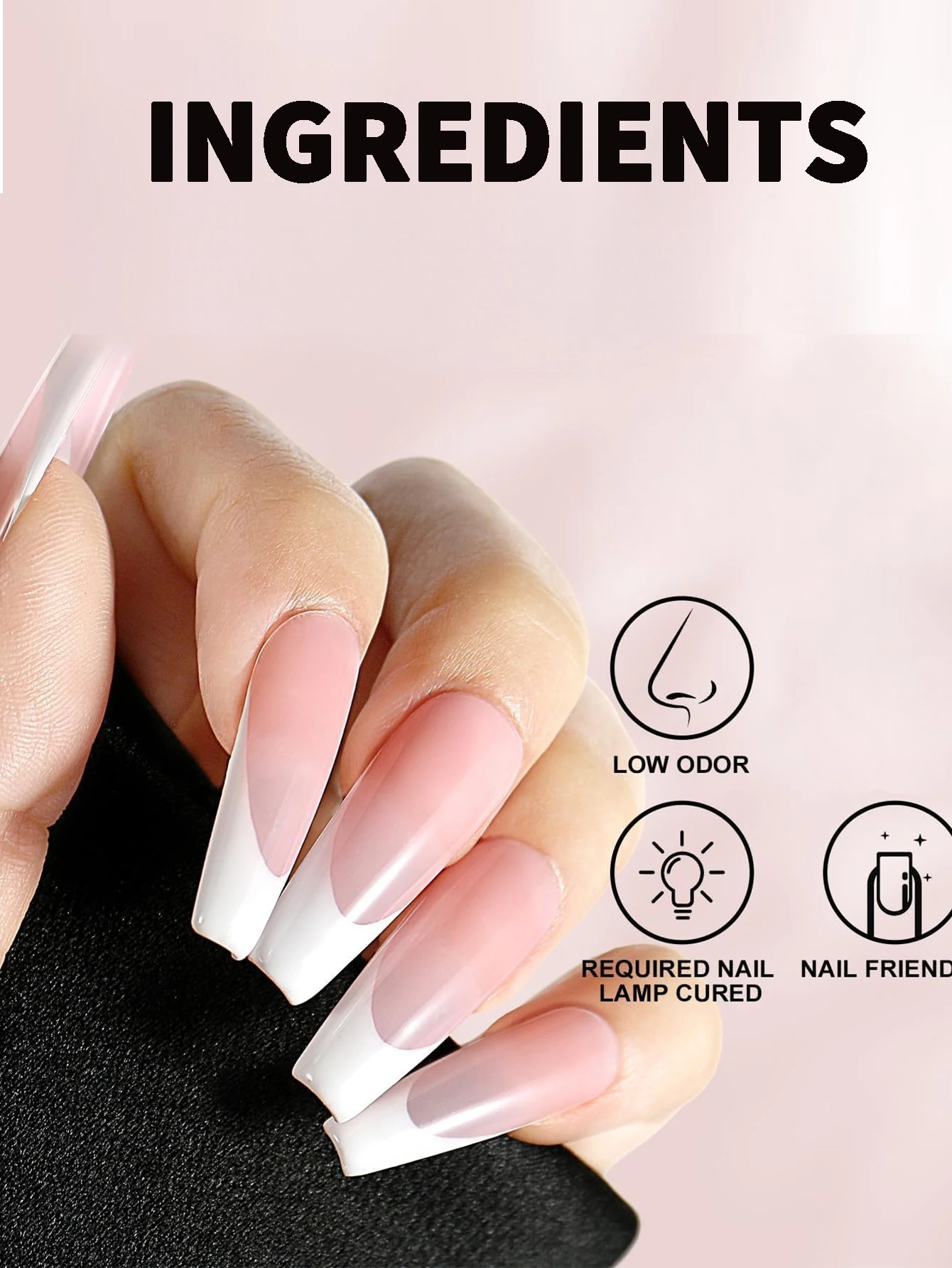 Gel-Nagellack-Grundlack- und Decklack-Set, 2 x 0,34 Unzen, Soak Off UV-LED-Gel-Nagellack, Lack-Maniküre-Set, glänzend, glänzend, langlebig