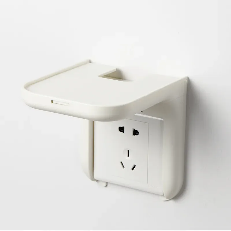 Smart Audio Bracket No Drill Wall Mount Holder Shelf Connector Stand for Home Kitchen Bathroom Storage Organizer Rack
