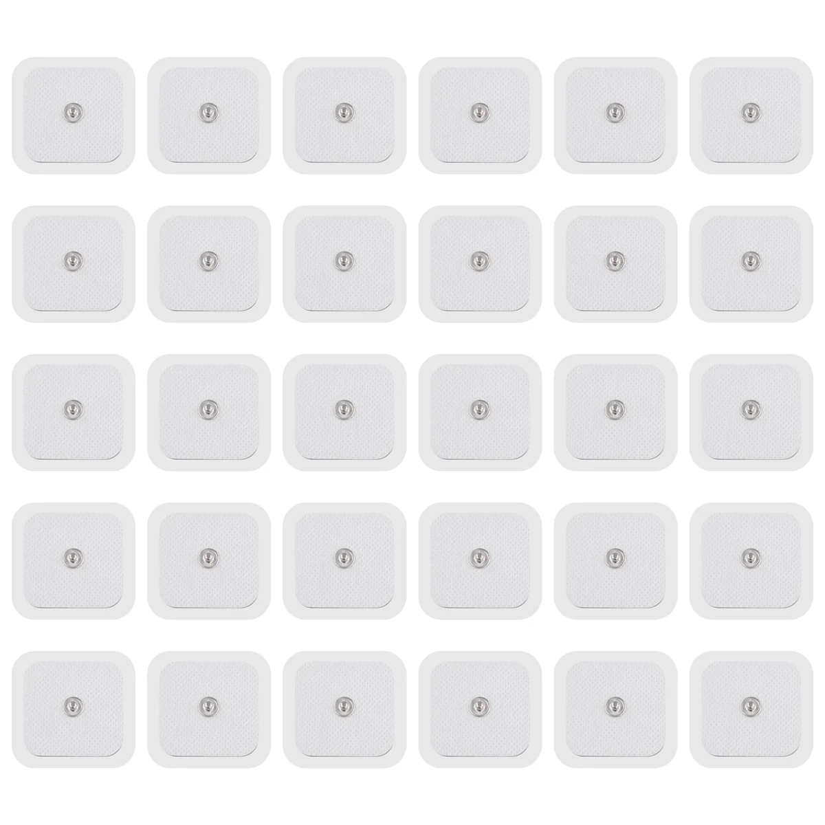 

30 шт. 4X4 см электроды электродная подушка самоклеящиеся электродные пластыри для терапевтических машин TENS физиотерапия