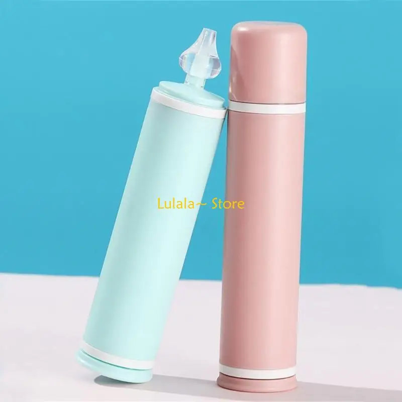 Y4QA Baby Nose Aspirator Infants Nasal Mucus Suction Tool 60ML Manual Booger Remover