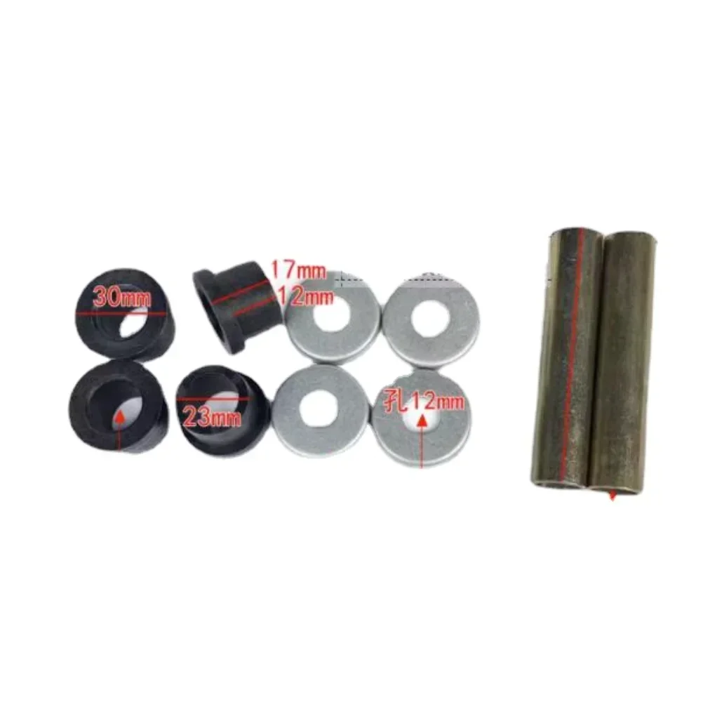 1set ,ATV Accessories Front Rocker Spacer Motorcycle Modified Buffer Rubber Sleeve Plastic Cushion