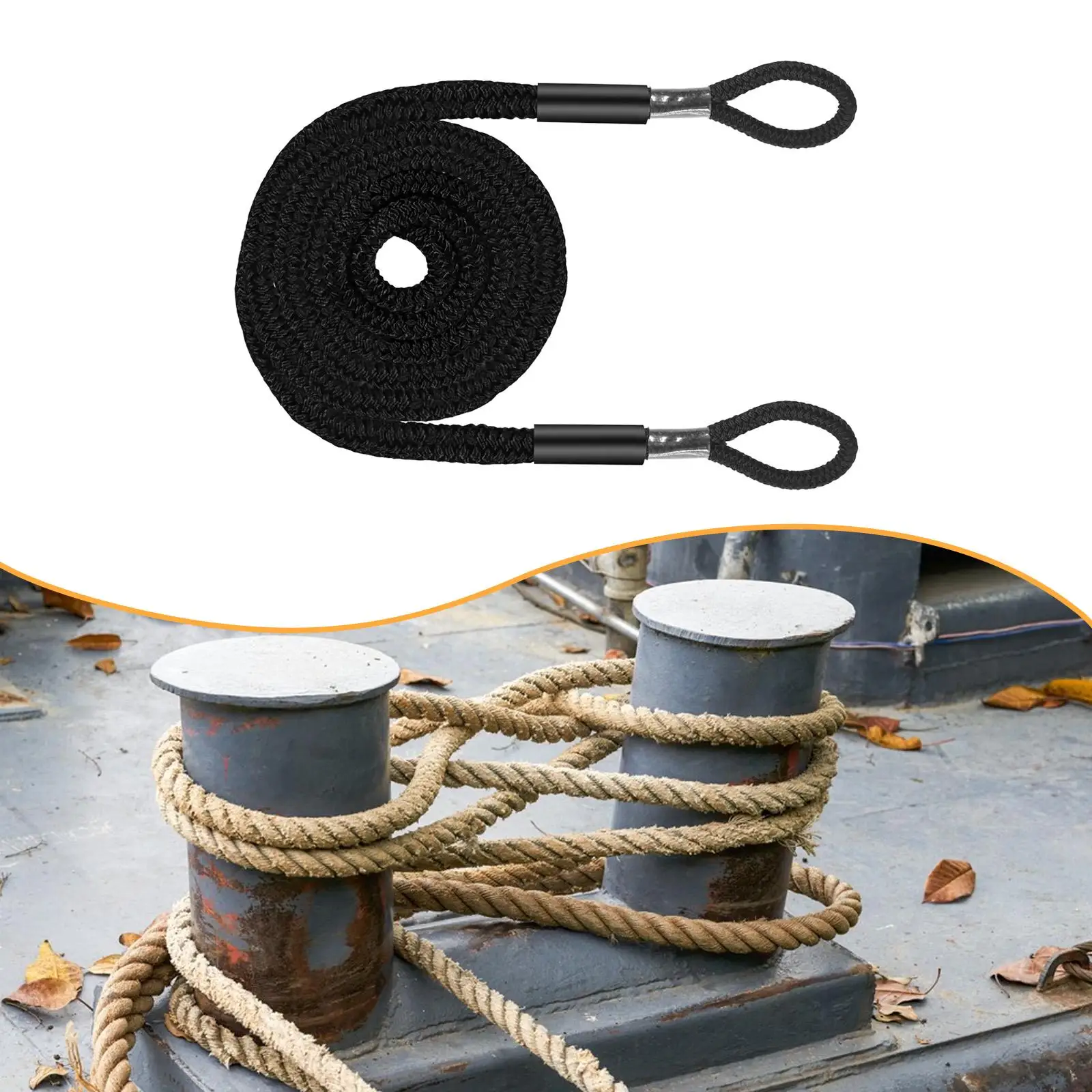 حبل رباط خط الاتهام سهل التعامل مع حبل القارب للتخييم والصيد والقوارب #1