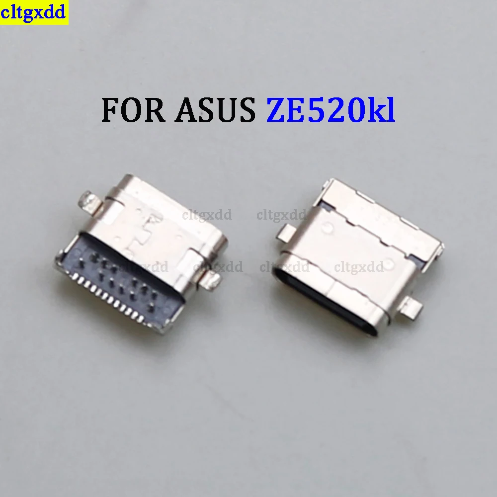 cltgxdd 1 piece FOR ASUS Zenfone 4 ZE520kl ZE554kl charging port tail plug interface ASUS CX5500 socket USB Type c 24 pin socke