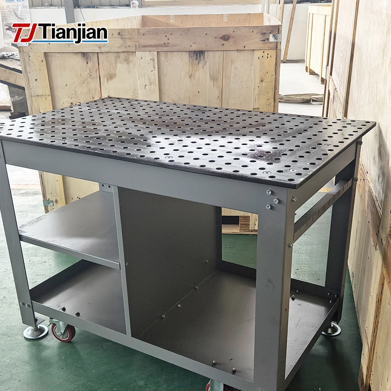 

Heavy Duty 2D Welding Table with 16mm Square Holes and Strong Steel Top Plate