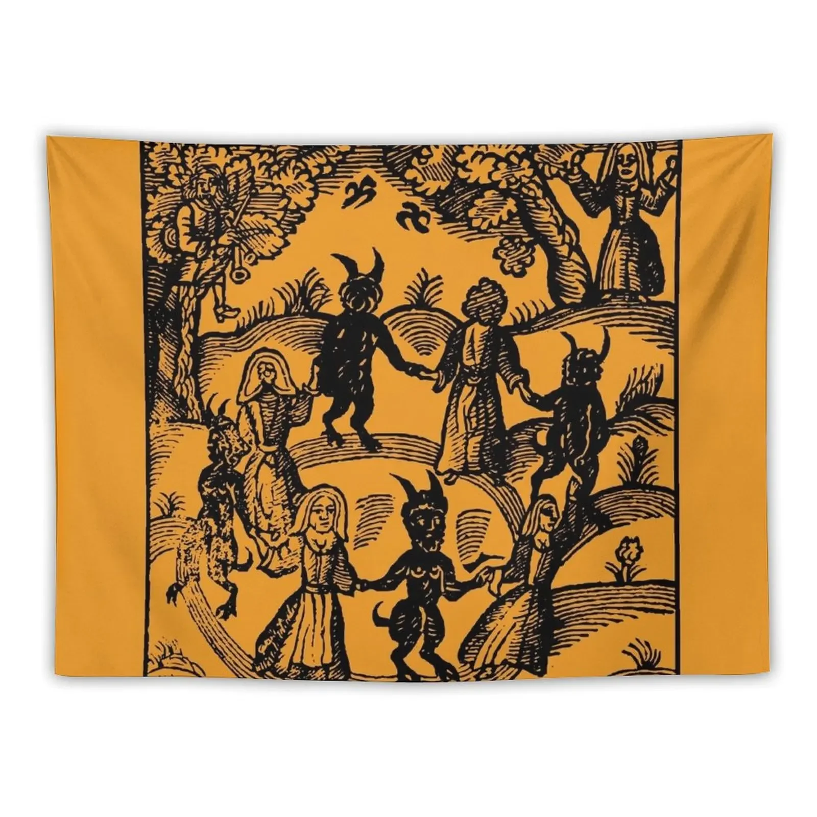 Dance with the Devil Tapestry House Decoration Room Aesthetic Room Design Tapestry