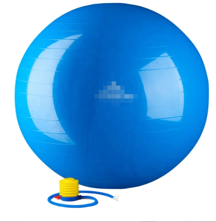New Fashion Fitness Inflatable Anti Burst Training Pvc Custom Printed Exercise Gym Yoga Ball