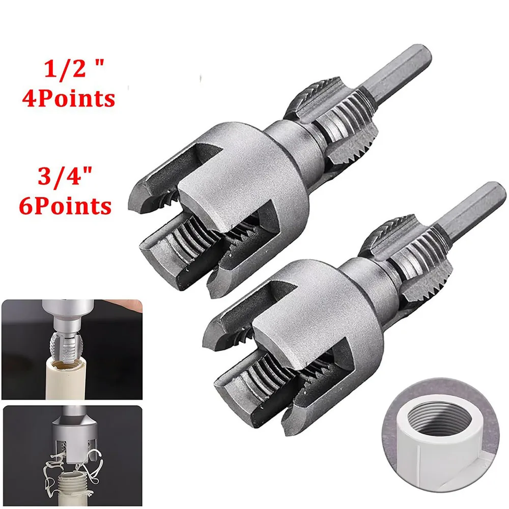 PPR Pipe Threading Tools 1/2" and 3/4" Internal and External Tap and Die Thread Cutter with Extension