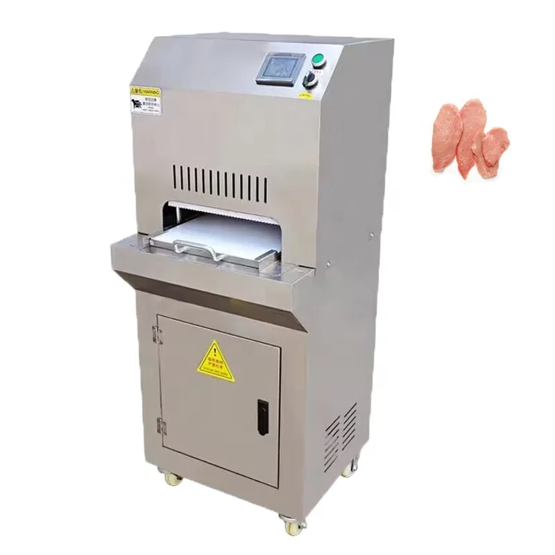 Mesin Pengiris Daging Segar Otomatis Komersial Industri Besar Untuk Restoran, Mesin Penipis dan Pengiris Daging Segar