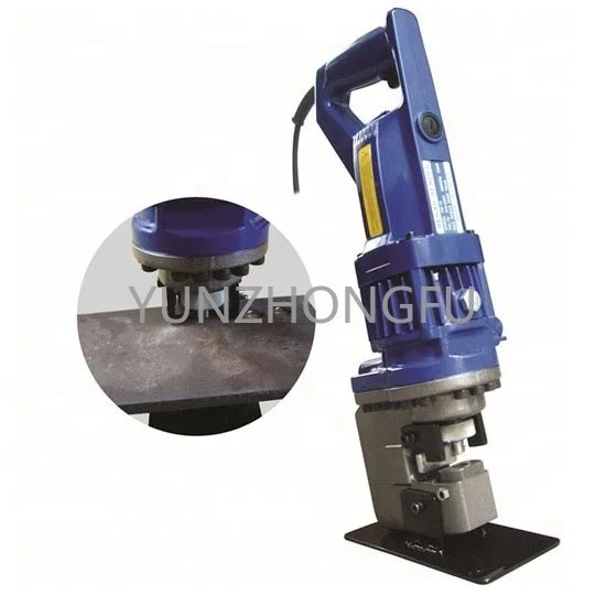 Hand Hydraulic Angle Puncher Hole Punch Machine 35t Manual Aluminum Metal Press Tube Punching Die