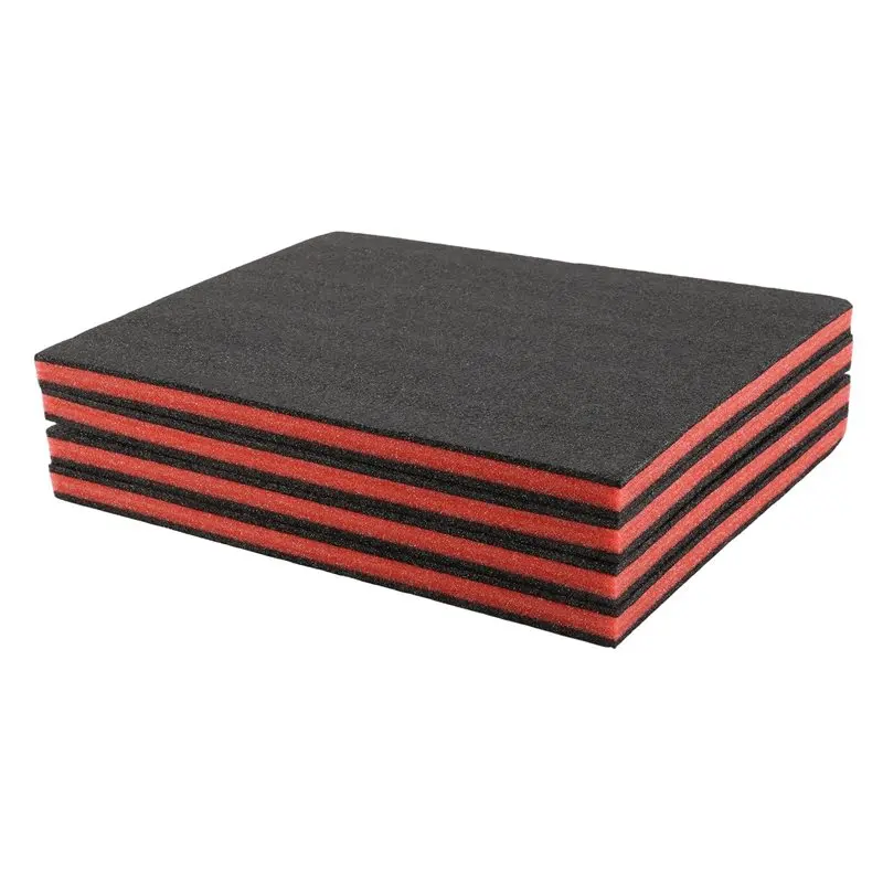 ABKS-4 Pack Polyethylene Tool Box Foam Inserts, 18 X 13 X 1 Inch Liner Sheets, Organizer For Tool For Cases