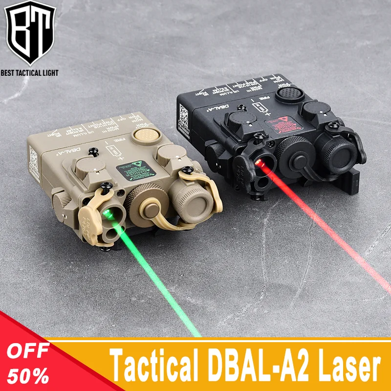 

WADSN Tactical Nylon DBAL-A2 Red Green Dot Aimming Only Laser NO White Light Hunting Weapon Airsoft Accessories Fit 20MM Rail