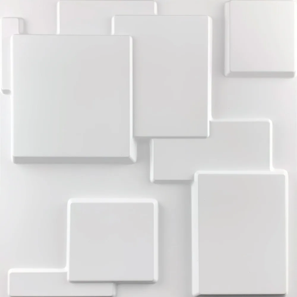 

White 3D Wall Panel Waterproof Foam Brick Non-self-adhesive Wall Sticker Classics Modern Background Wallpaper Wall Renovation