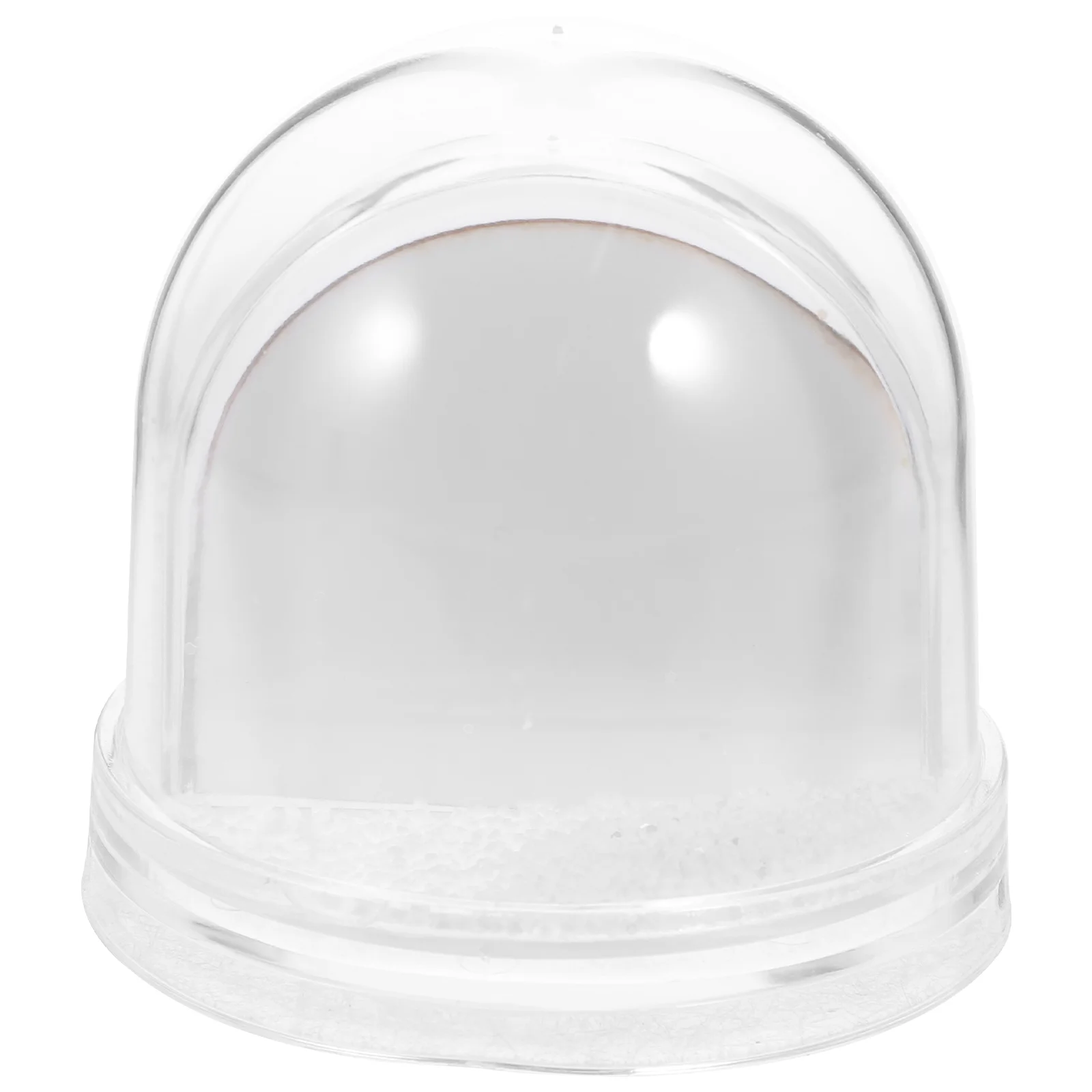 

Snow Globe Photo Frame Plastic Globes for Kids Picture with Snowglobe Insert DIY Mini Decorate