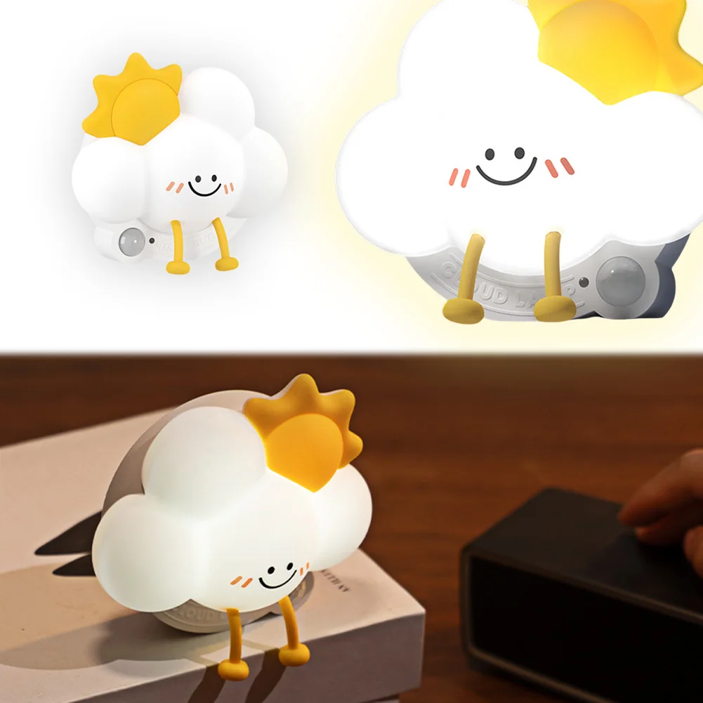 Cute Animal Night Light Built-In Timer Cartoon Bedside Lights USB Charging Kawaii Animal Nightlights for Breastfeeding Toddler