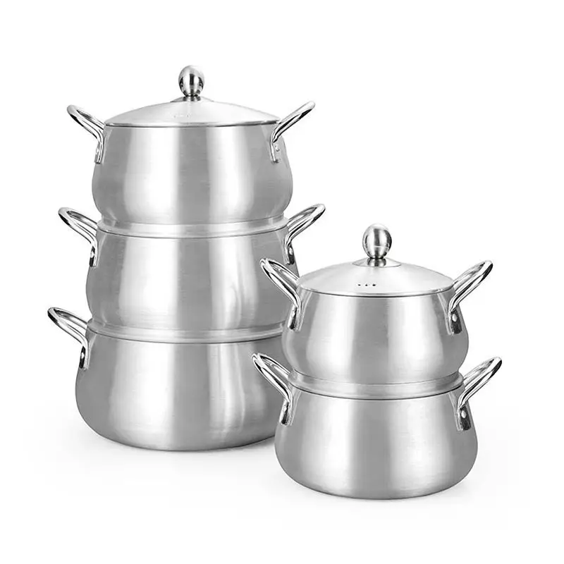 

Home Kitchenware 5pcs set Soup Pot Cookware Sets Home Use Soup Pot