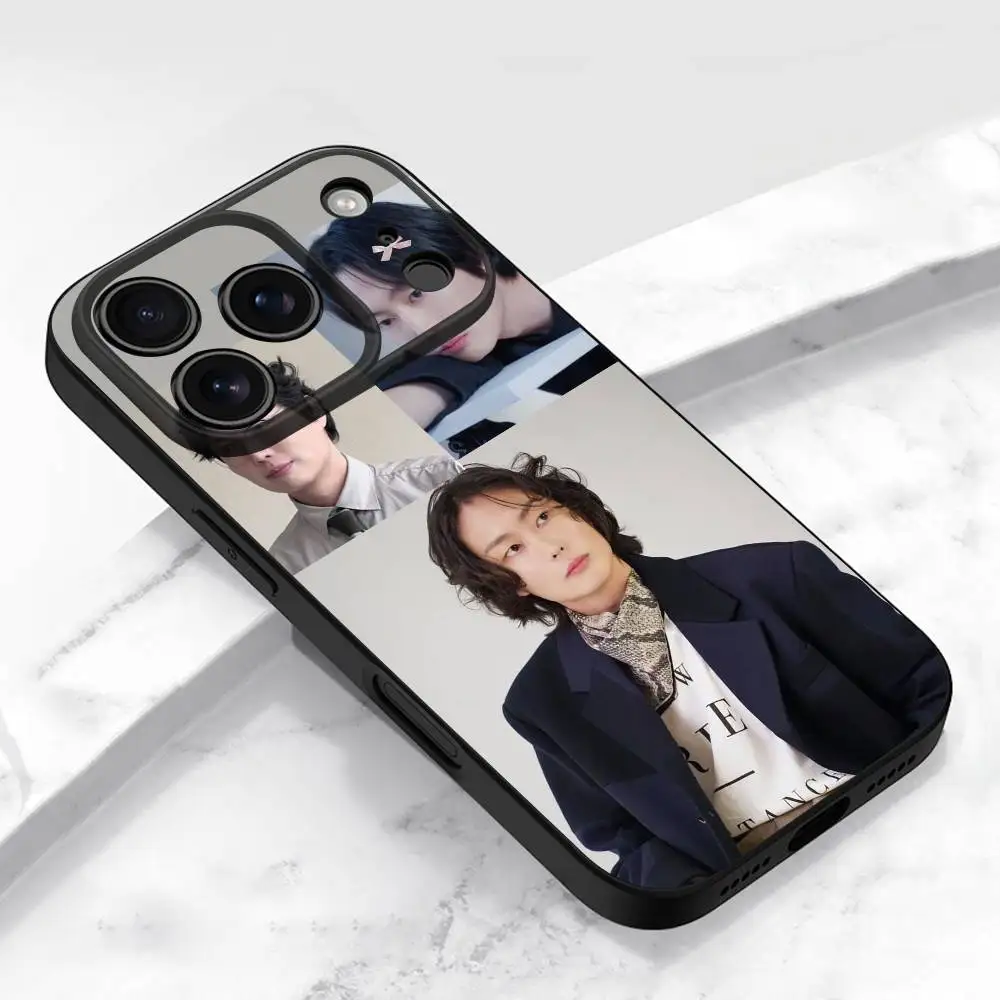 حافظة هاتف R-Roh Jae Won لهاتف iPhone 17,16,15,14,13,12,11,Pro,Max,Plus,E,Air,Mini غطاء أسود واقٍ