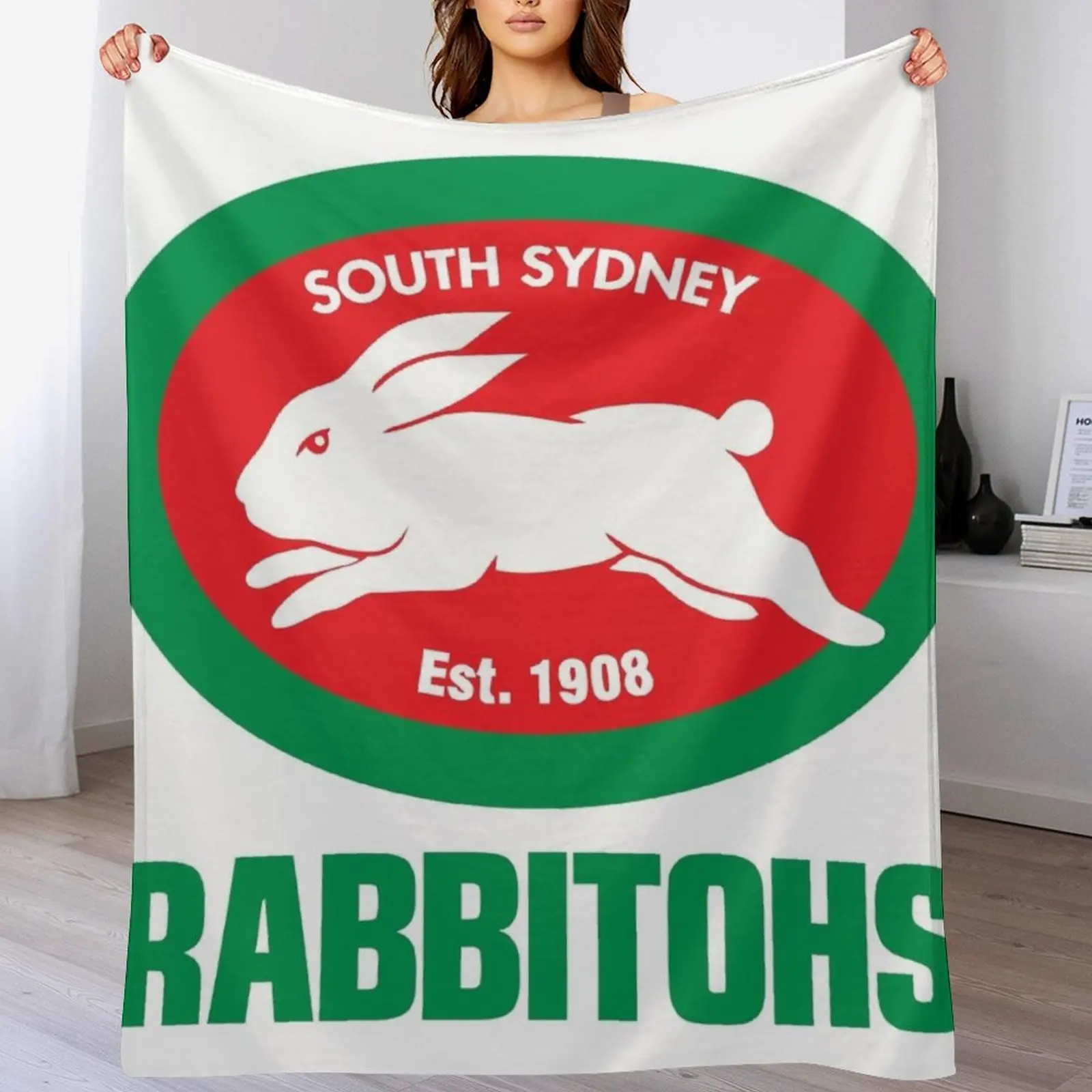 south-rabbitohs Throw Blanket