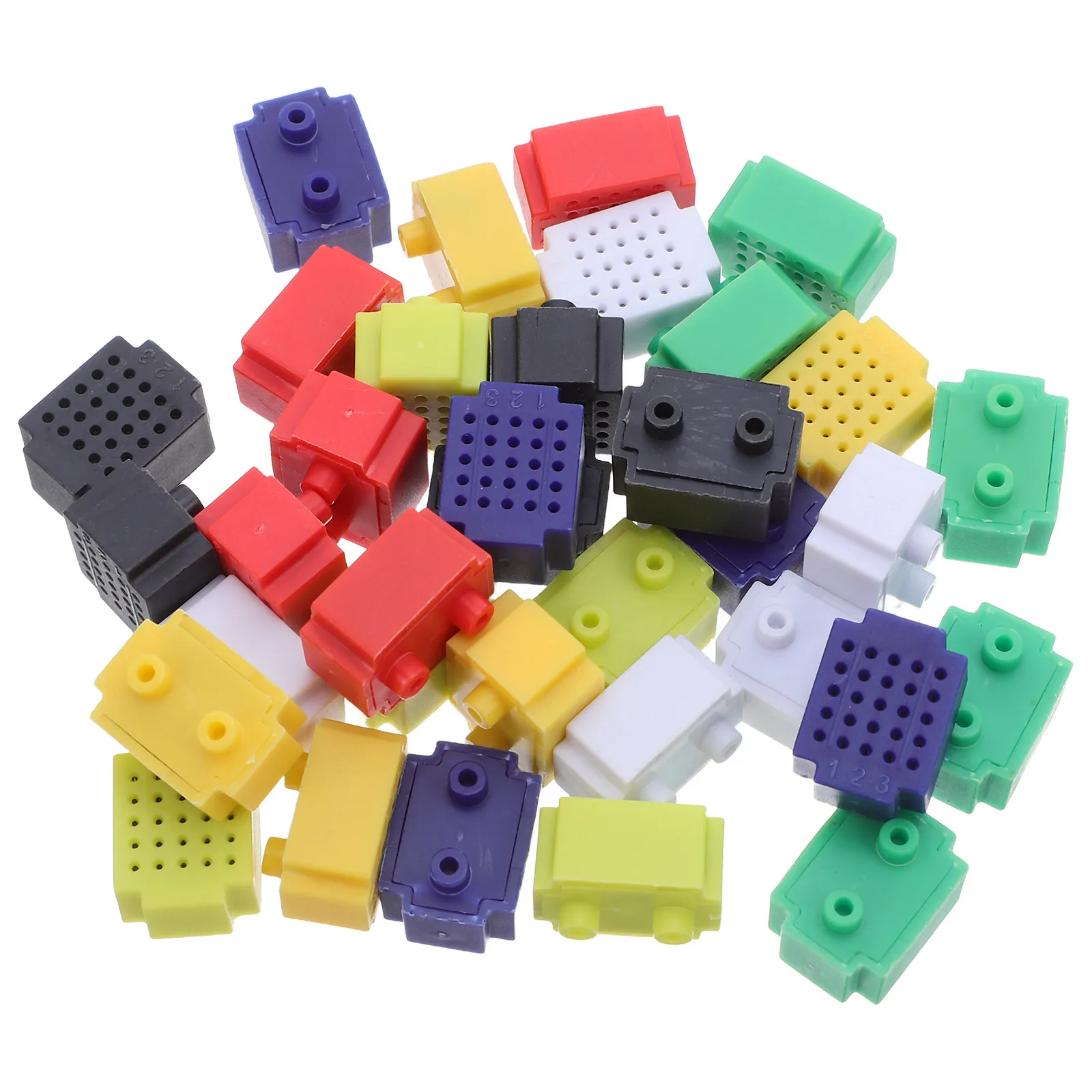 35Pcs Mini Breadboard Kit No Solder Required Stable Current Transmission Universal Circuit Board for DIY Electronics Project