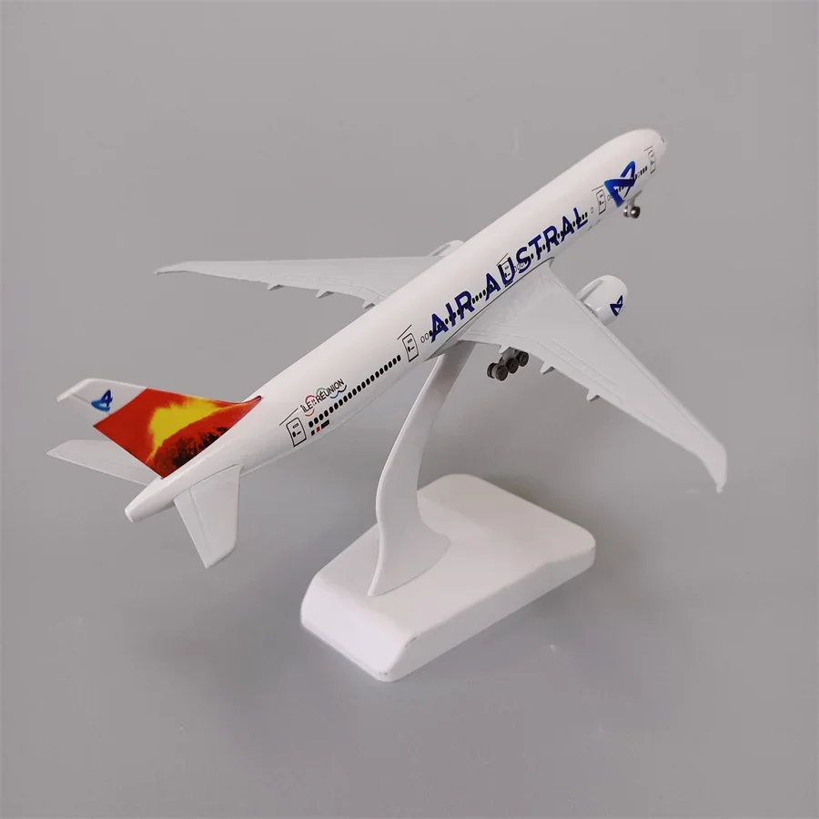 19cm Air Austral Airlines Boeing 777 B777 Airways Alloy Metal Airplane Model Diecast Air Plane Model & Wheels Aircraft Aeroplane