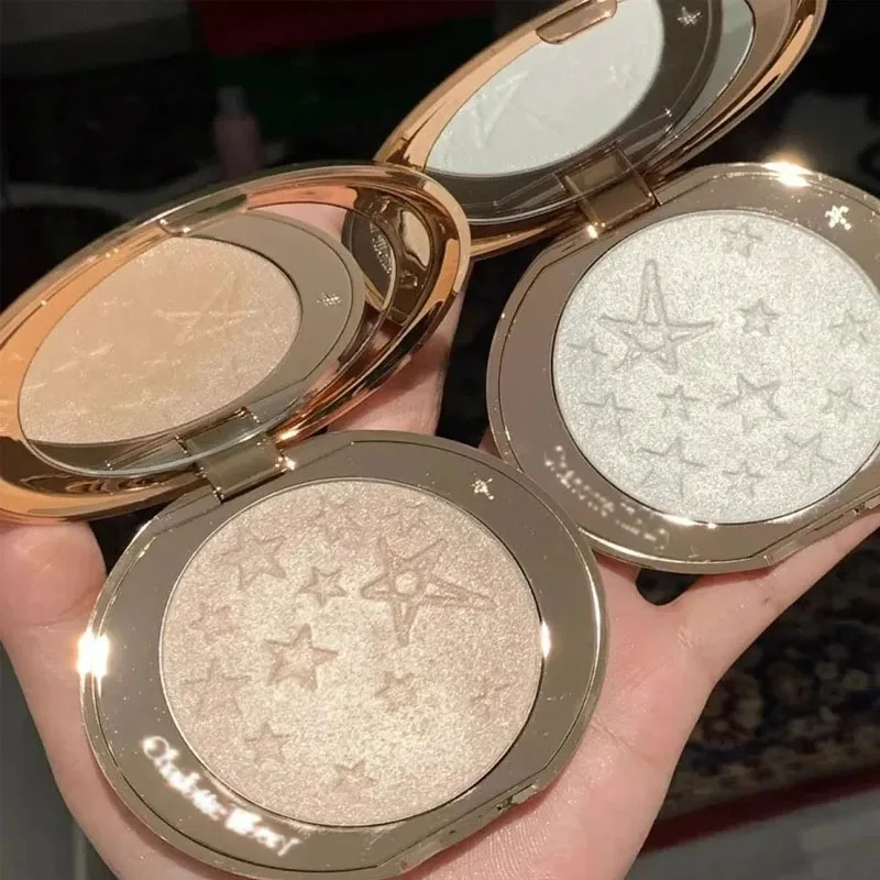 Charlotte Tilbury Shimmer Powder Air Cushion Setting Spray Love Zweifarbiges Puder Rouge White Moonlit Glow Powder Marken-Make-up