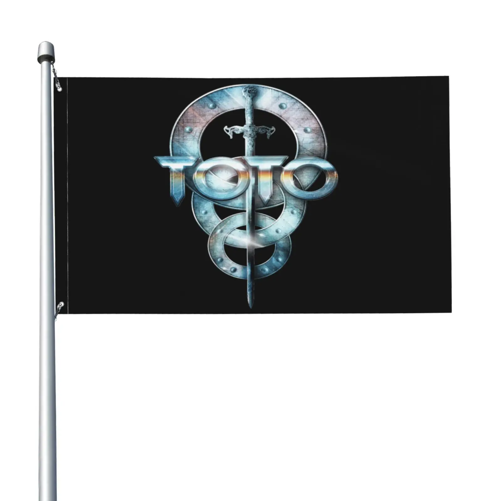 Toto Rock Band Legend Tour Logo Flag Banner Art Decor Customize Decor Outdoor Advertising Activity